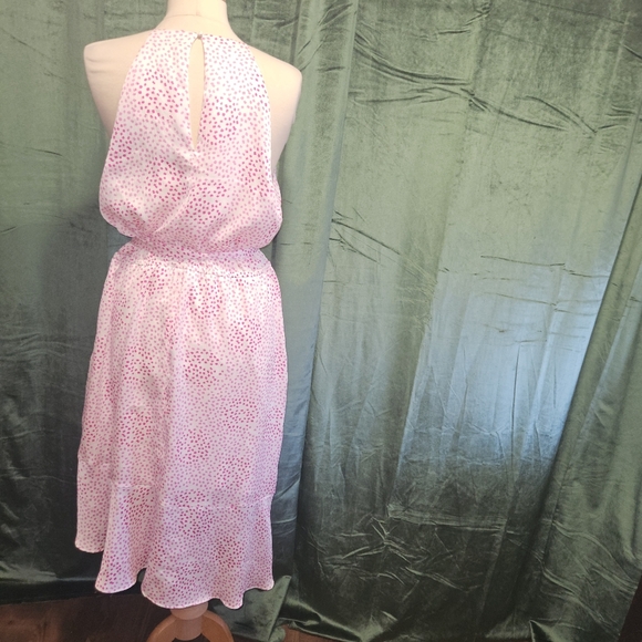 Express Polka Dot Asymmetrical Dress - Picture 2 of 4